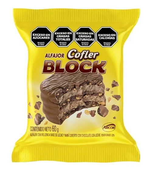 ALFAJOR COFLER BLOCK 60GR.