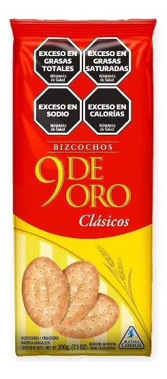 BIZCOCHO 9 DE ORO CLASICOS 200GR BIZCOCHO 9 DE ORO CLASICOS 200GR