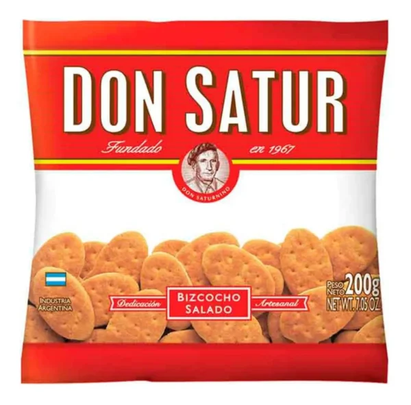 BIZCOCHO DON SATUR SALADO 200GR
