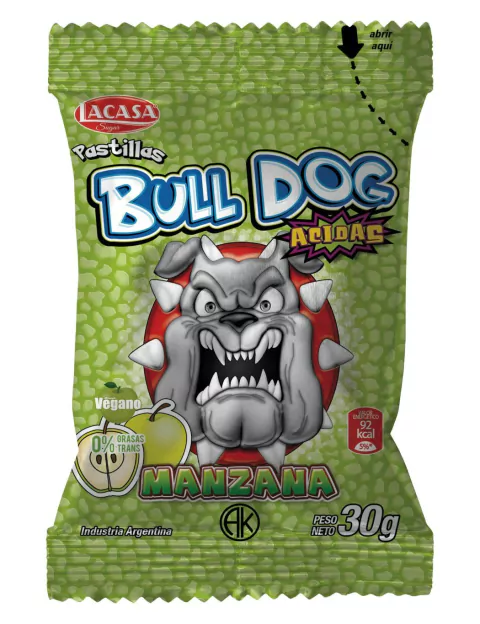 BULL DOG ACIDAS MANZANA