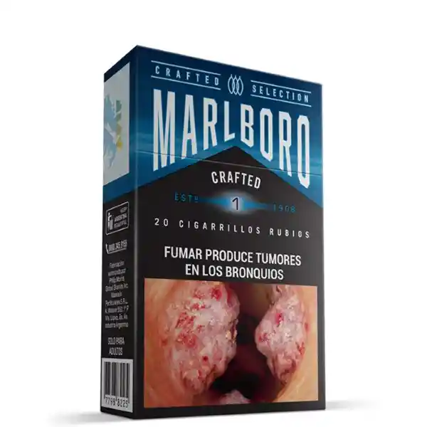 MARLBORO CRAFTED BLUE FORWARD BOX 20