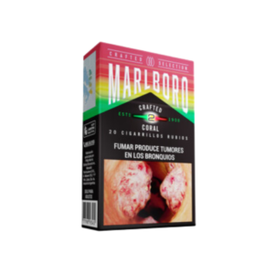 MARLBORO CRAFTED CORAL BOX 20 MARLBORO CRAFTED CORAL BOX 20