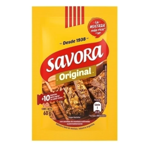 MOSTAZA SAVORA 60GR