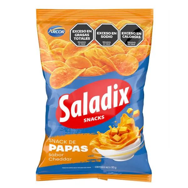 SALADIX SNACK PAPAS CHEDDAR