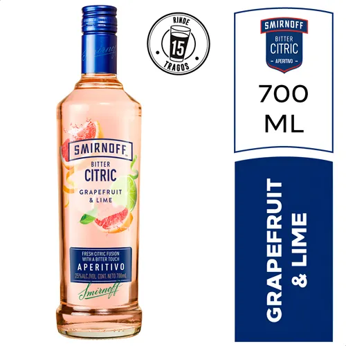SMIRNOFF CITRIC GRAPEFRUIT